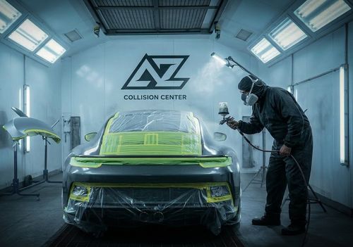 Automotive paint booth: computerized color matching