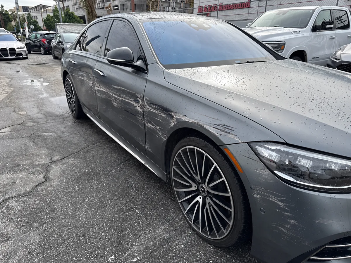 Before: Mercedes-Benz Auto Body Collision Repair example before repair