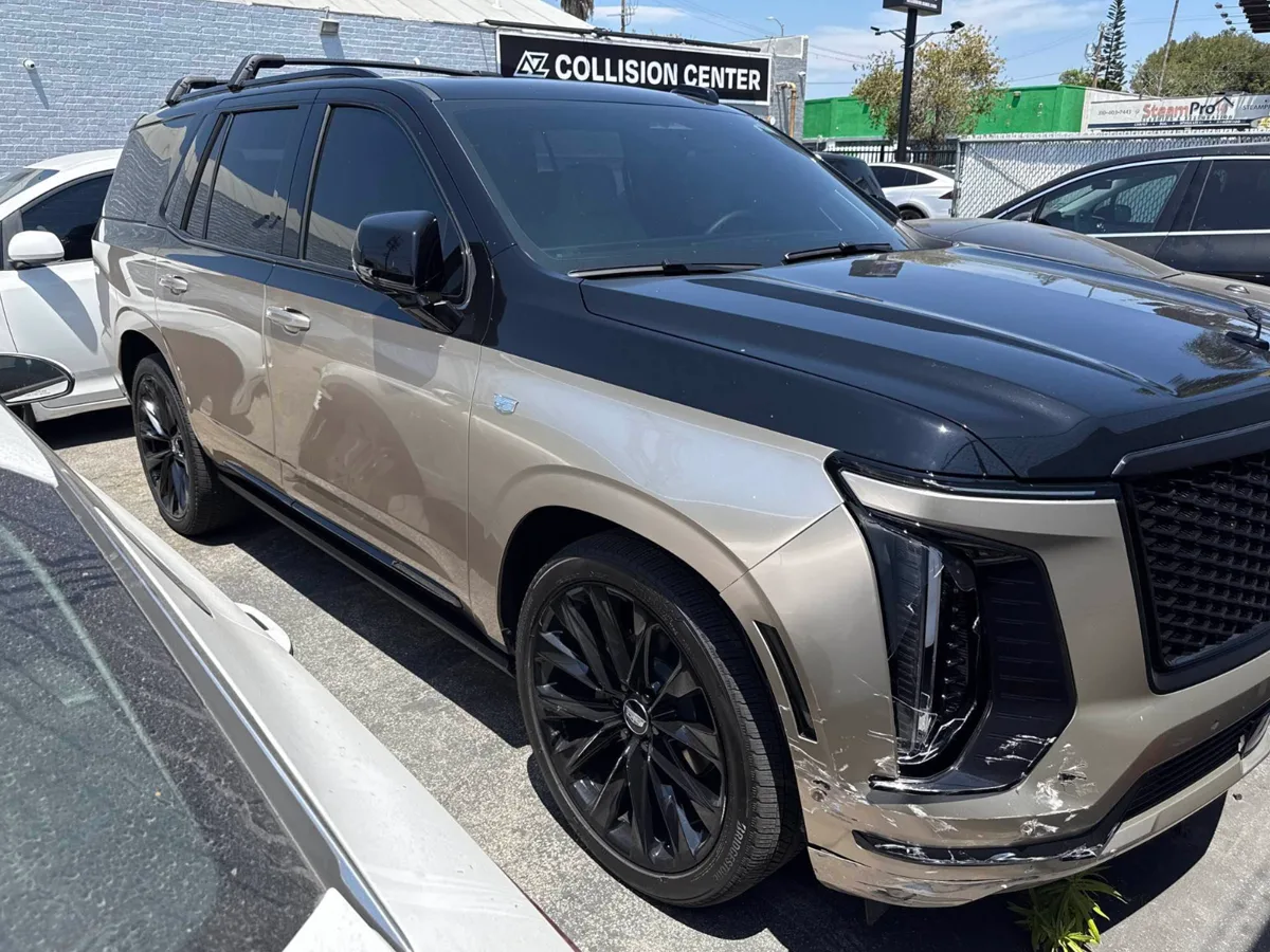 Before: Cadillac Collision Repair example before repair
