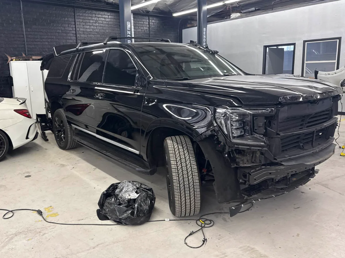 Before: GMC Collision Repair example before repair