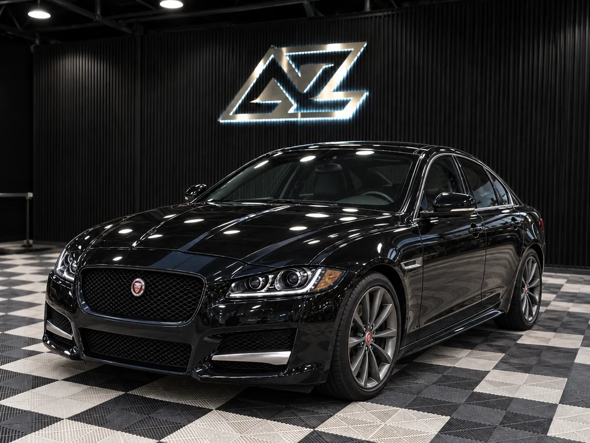 After: Jaguar Collision Repair example after repair