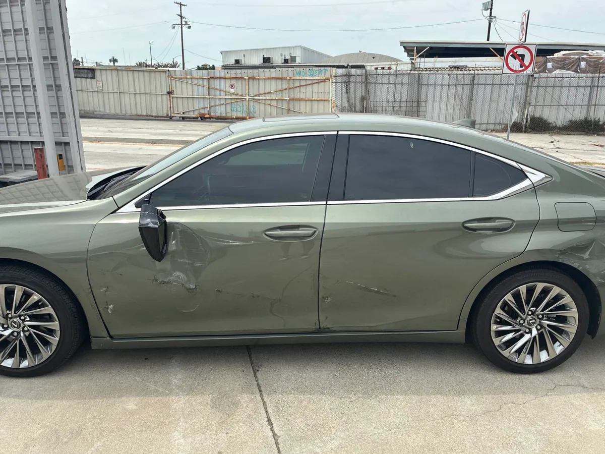 Before: Lexus Collision Repair example before repair