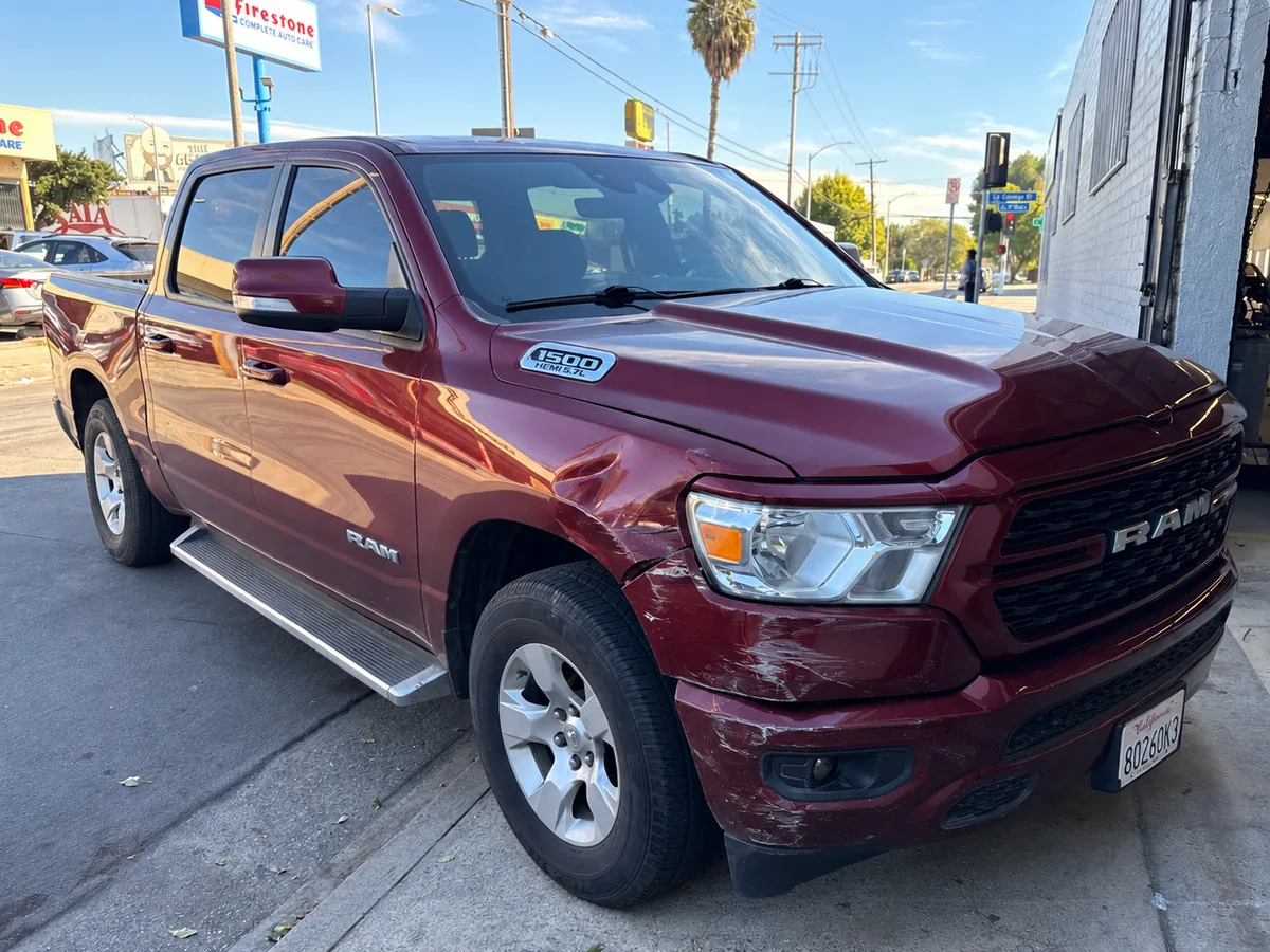Before: Ram Collision Repair example before repair