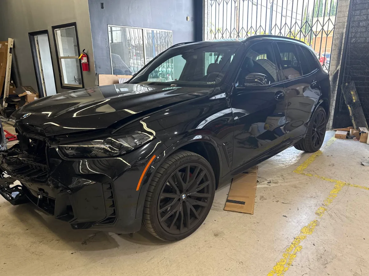 Before: BMW Electric Vehicle Collision Repair example before repair