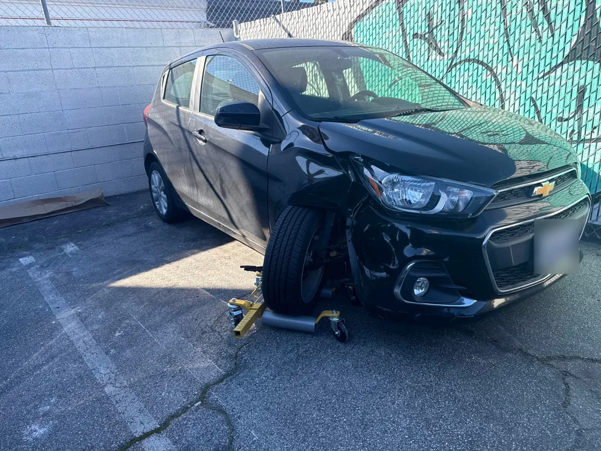Before: Chevrolet Electric Vehicle Collision Repair example before repair