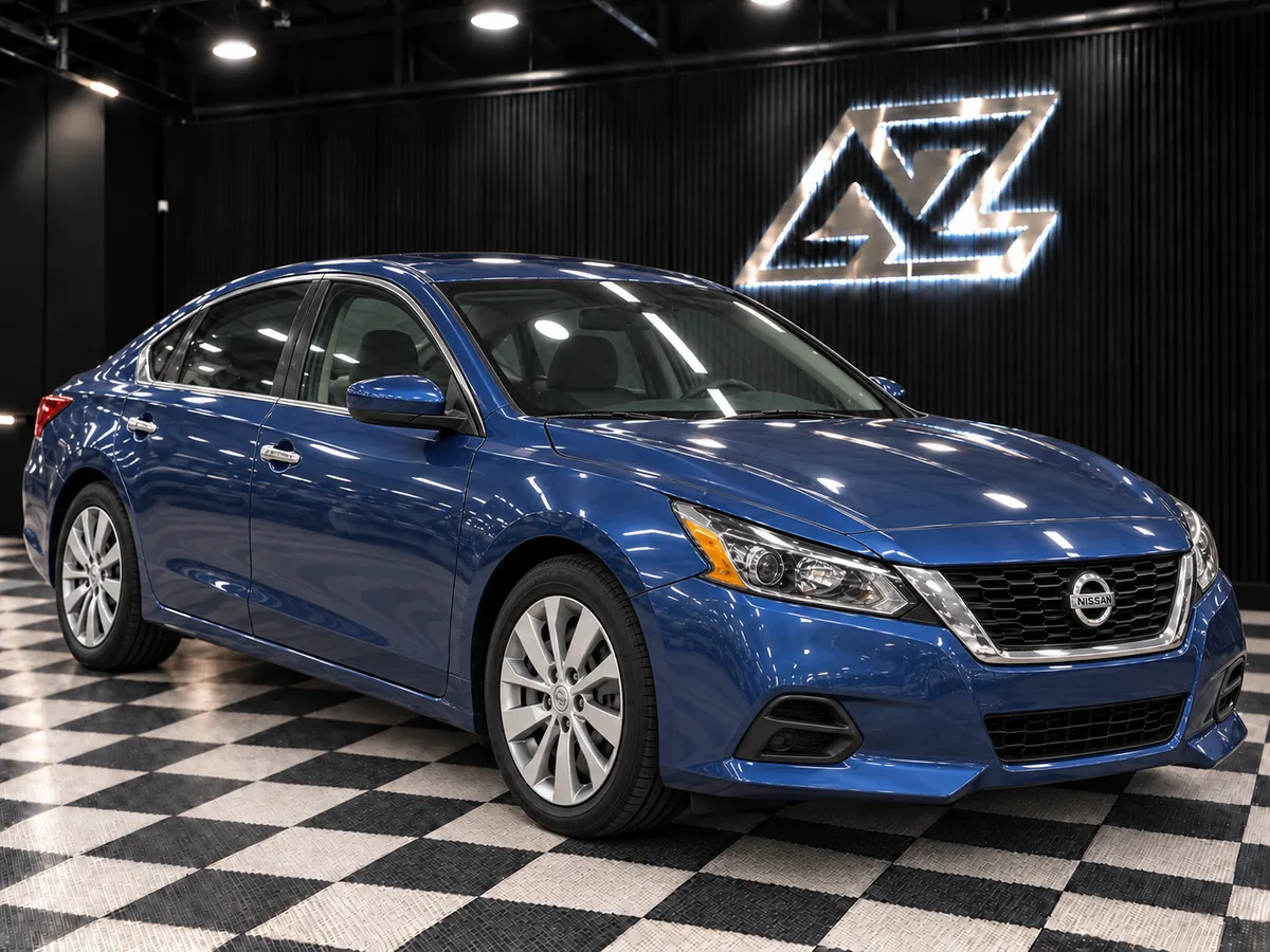 After: Nissan Electric Vehicle Collision Repair example after repair