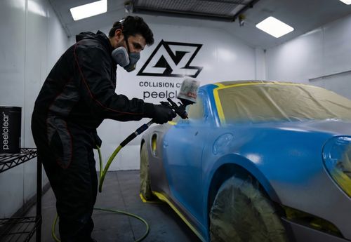 Peel Clear peelable protective coating application